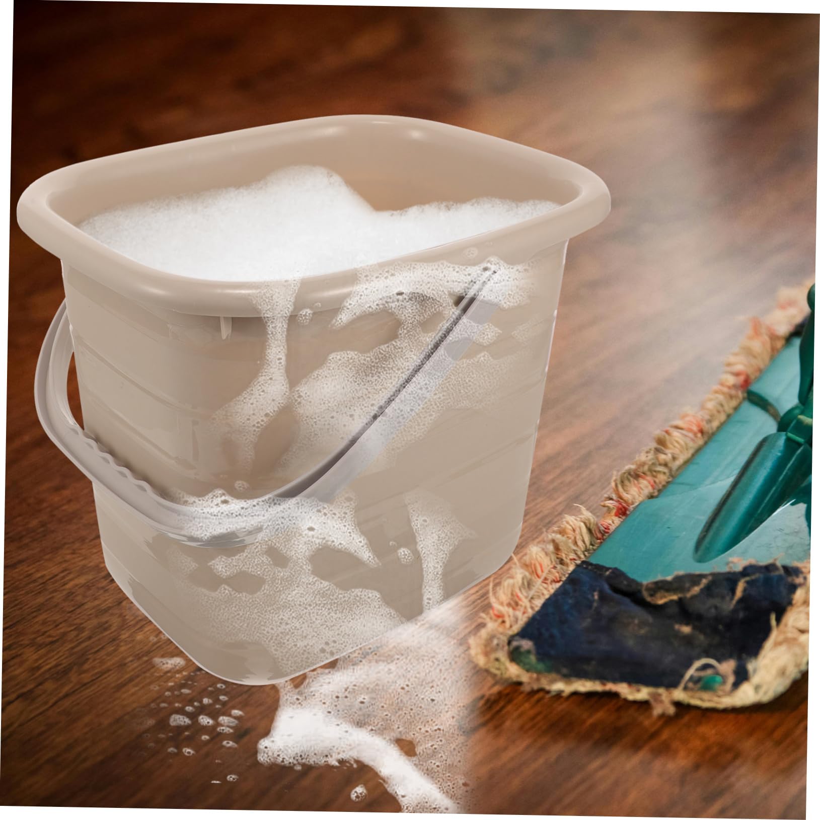 BESTYASH Secchio in Plastica 11l con Manico, Portatile e Multiuso per Casa e Vernice, Facile da Versare e Trasportare