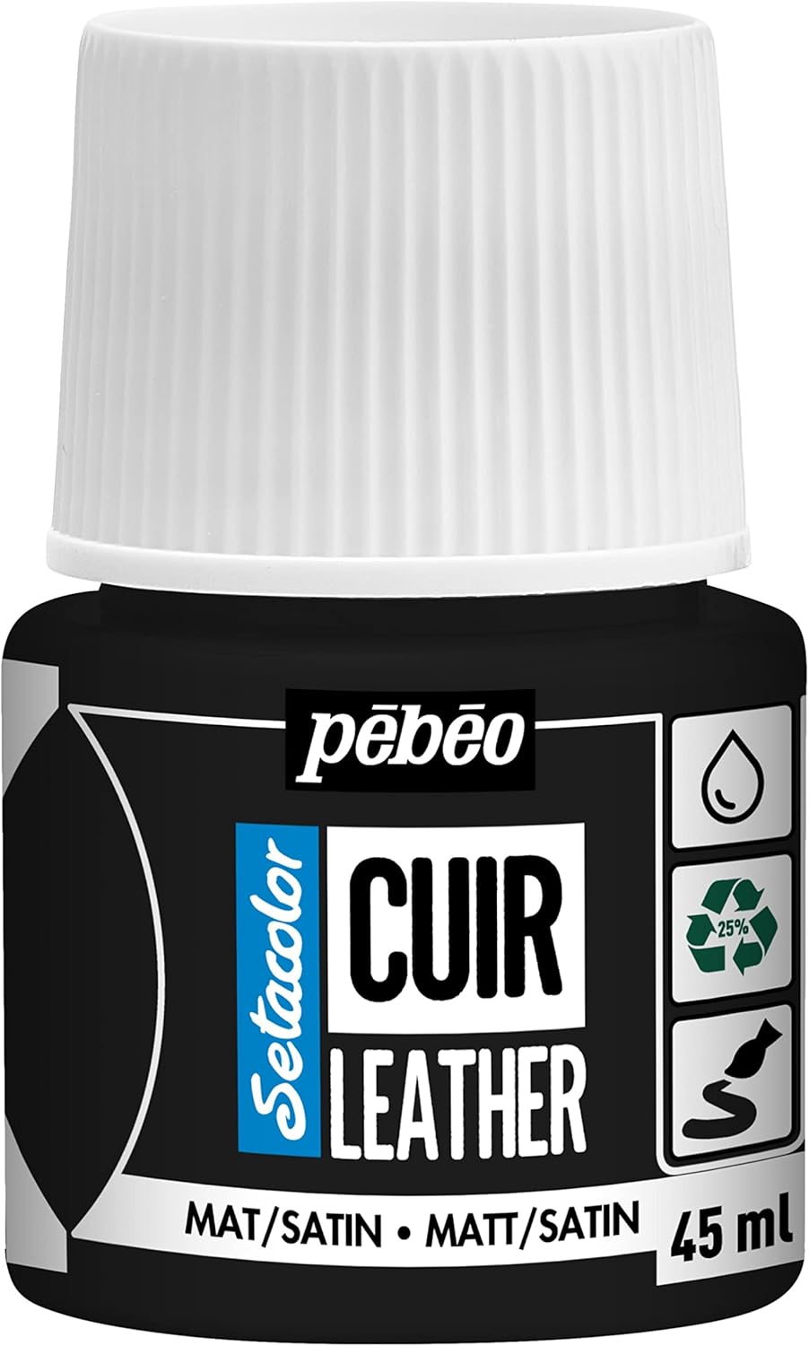PEBEO Setacolor Leather Acrylic Paint for Leather and Leatherette Customization Bag, Shoe