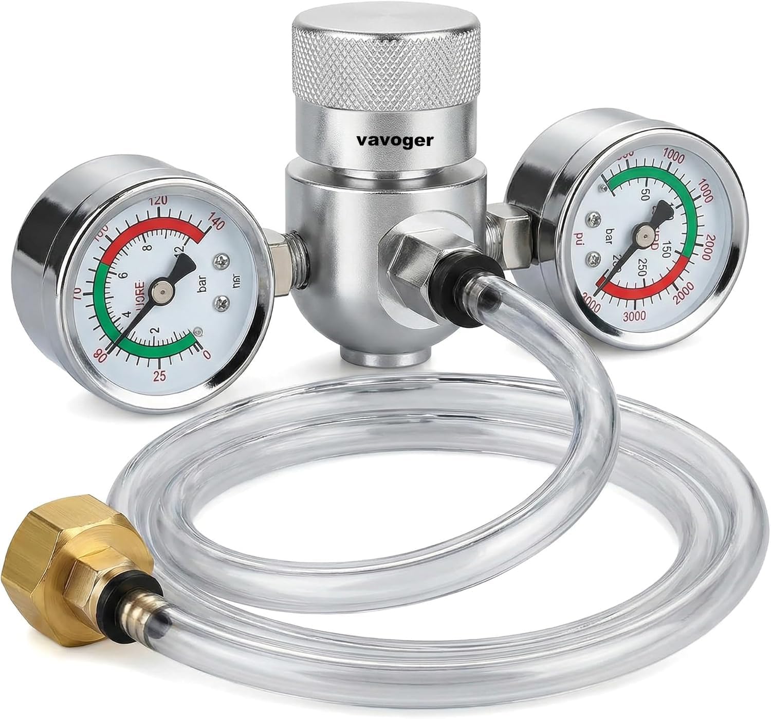Pressure Regulator for Whipped Cream Charger Suitable For Standard Whipping Cream Dispenser,Compatible with 0.95l Blue Tank