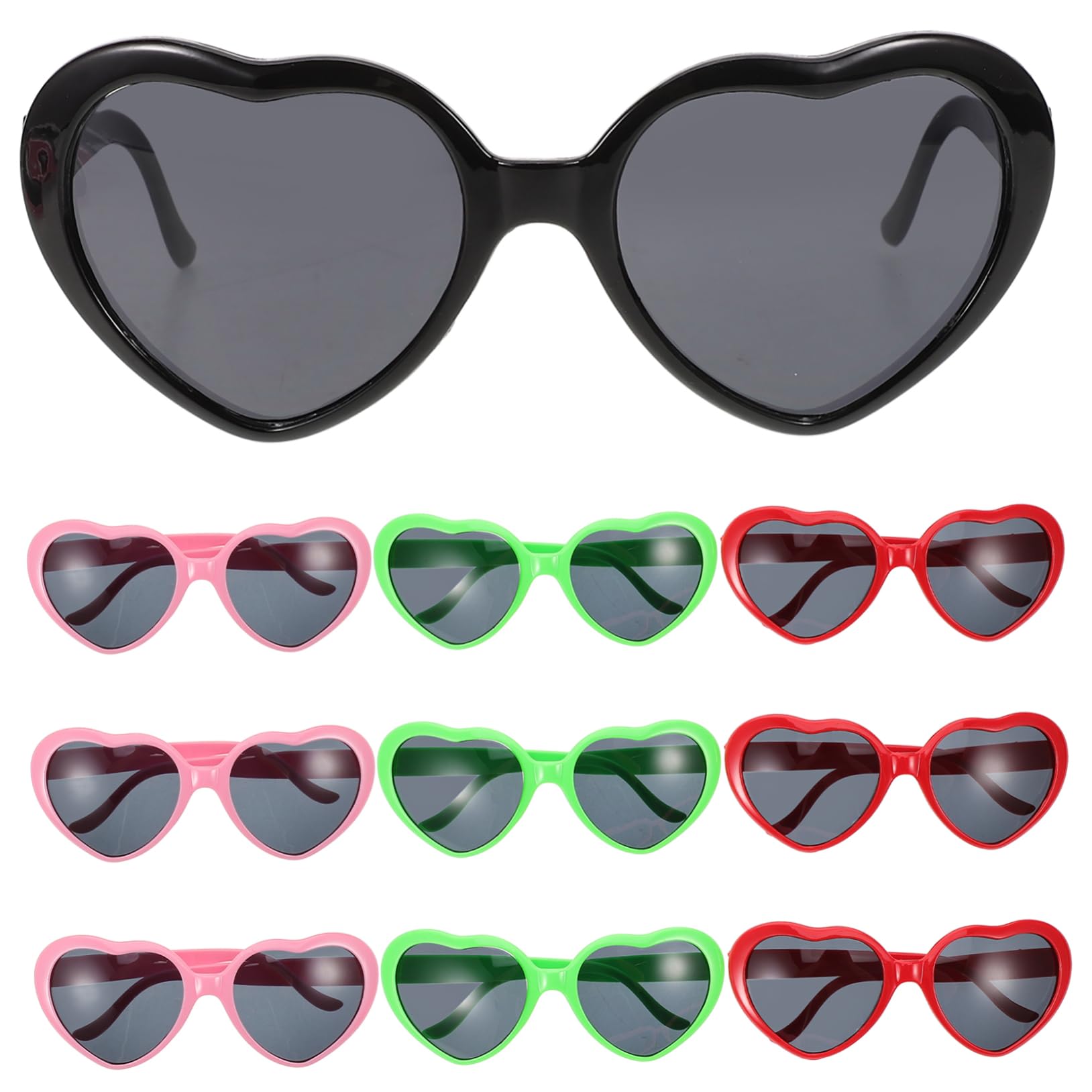 GALPADA 20pezzi Occhiali Da Sole Cuore Per Feste Accessori Moda Per Adulti Casual e Stile Unico Per Eventi All Aperto