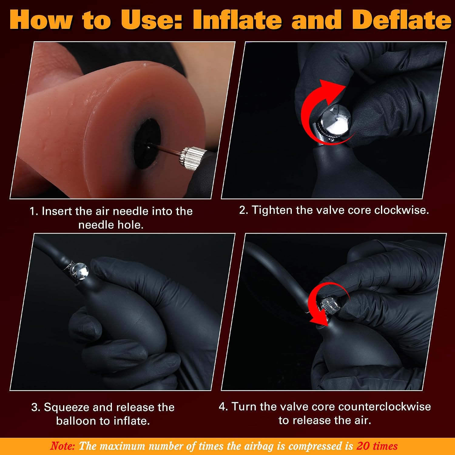 Inflatable Butt Plug Silicone Huge Thick Anal Plug Knot Dildo Anal Training