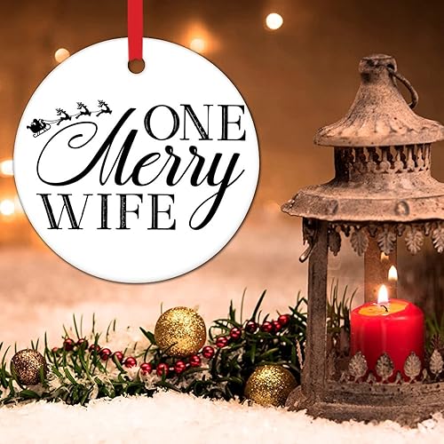 Miniatura 10 de Merry Christmas Y'all Holiday Present Ceramic Xmas Tree Ornament Funny Christmas Quotes Christmas Ornament for Kids Winter Seasons Greeting