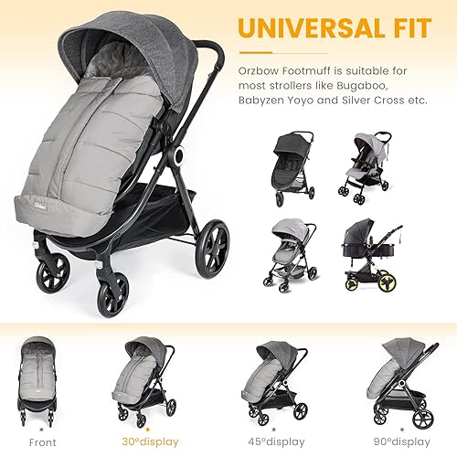 Miniatura 4 de Bolsa de dormir universal, impermeable, para bebé, para cochecito, clima frío