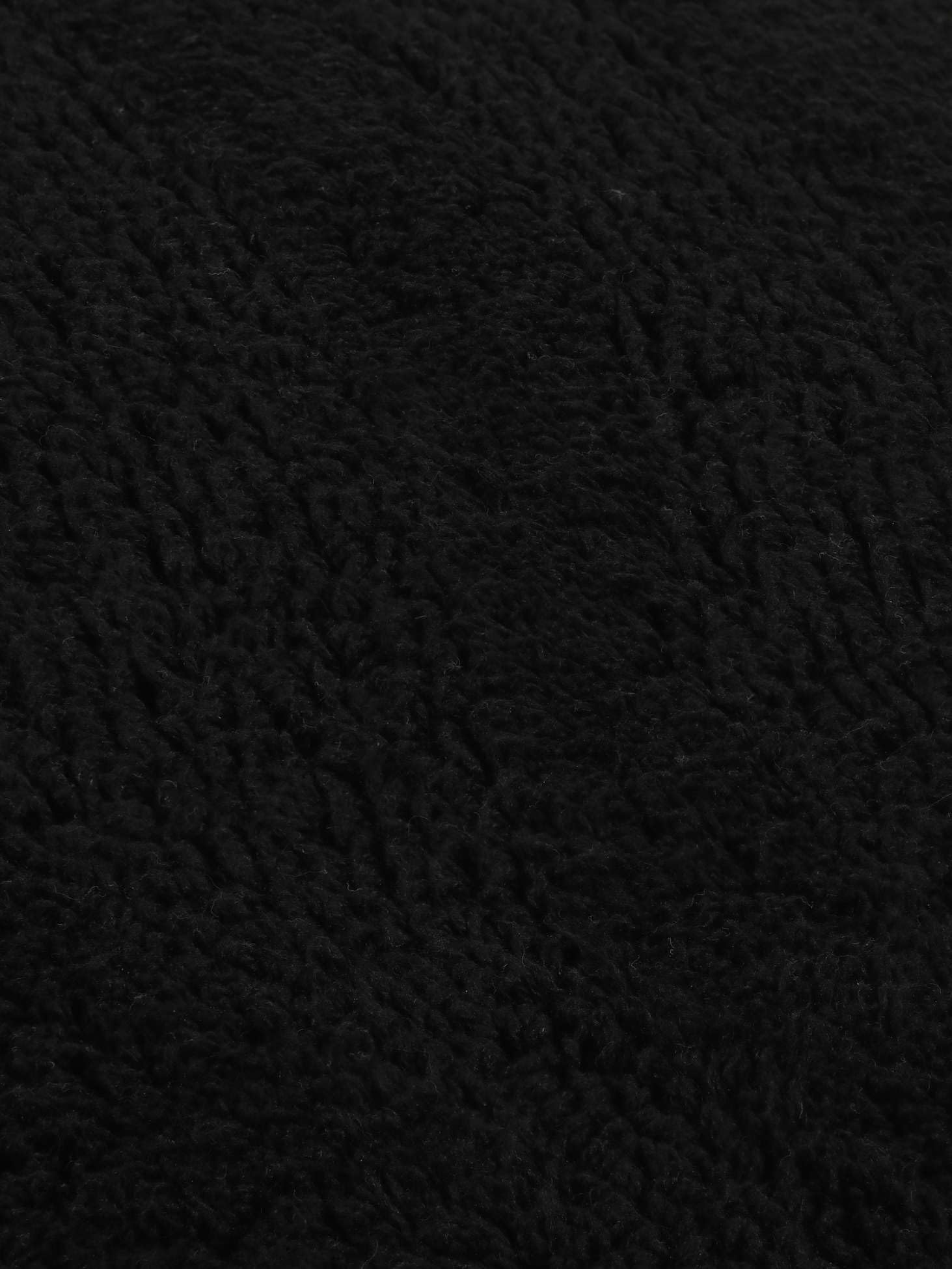 RugVista Breeze, Alfombrilla de baño, Modernas, Ø 70 cm, Redondo, Pelo Corto, Lavado a máquina, Negro