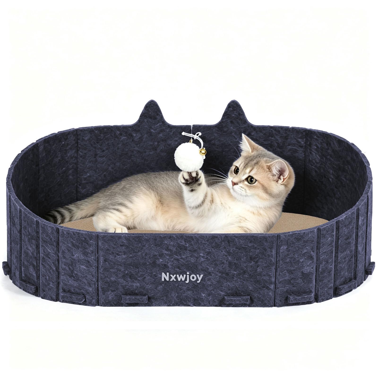 Cat Scratcher Bed for Indoor Cats Cardboard Cat Scratch Couch