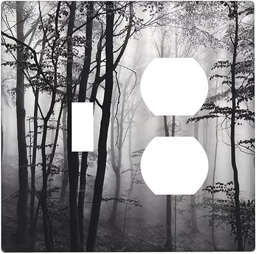 Miniatura 76 de Cubiertas Decorativas para Interruptor de Luz de Palanca Triple Retro Rojo Pulpo Monstruo Ola Marina Azul de 3 Segmentos Cubiertas de Placa de Pared