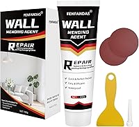 FENFANDAS Drywall Repair Kit - Easy Spackle Patch for Holes, Cracks, Nail Holes & Wall Damage - Quick Non-Toxic Fix