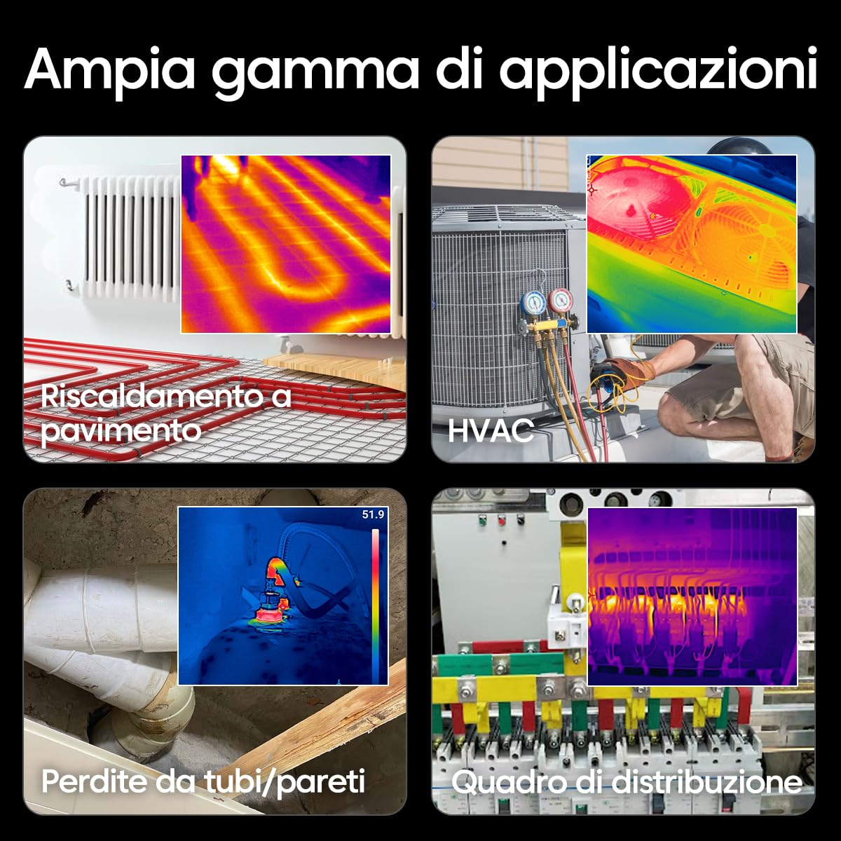 TP320A Termocamera Android 12+, 320 x 240, USB-C, 25 Hz