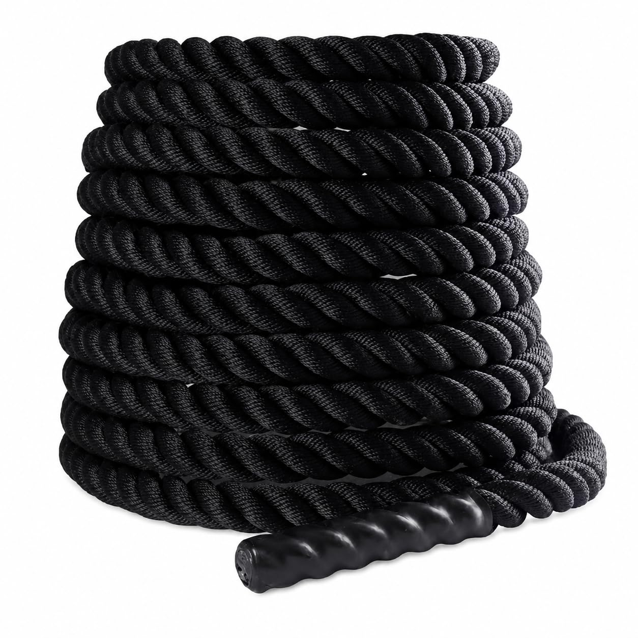 Battle Rope 38mm Heavy Duty Workout Cardio Rope for Gym Strength Training, Sled Pull, HIIT, Endurance, Indoor & Outdoor Fitness – 6M, 9M, 12M (9M)