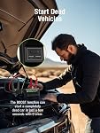 YESPER 1500A Motorcycle Battery Booster Jump Starter, 12V Car Booster Pack(Up to 7L Gas and 5.5L Diesel Engine), Portable Mini Battery Pack Power Bank Jump Box with LED Light & Jumper Cable