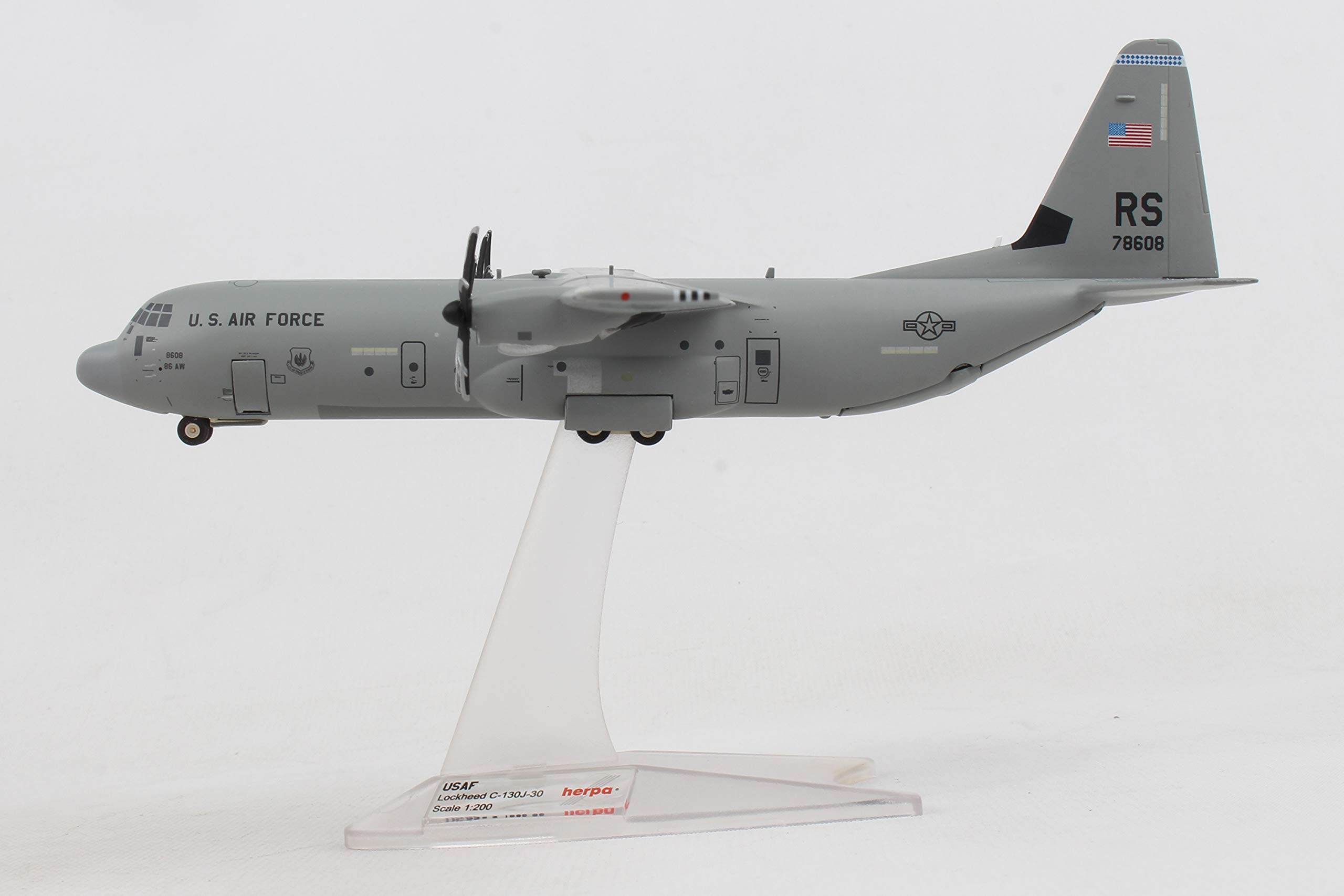 Herpa 559461 US Air Force Lockheed C-130J-30 Super Hercules (1:200