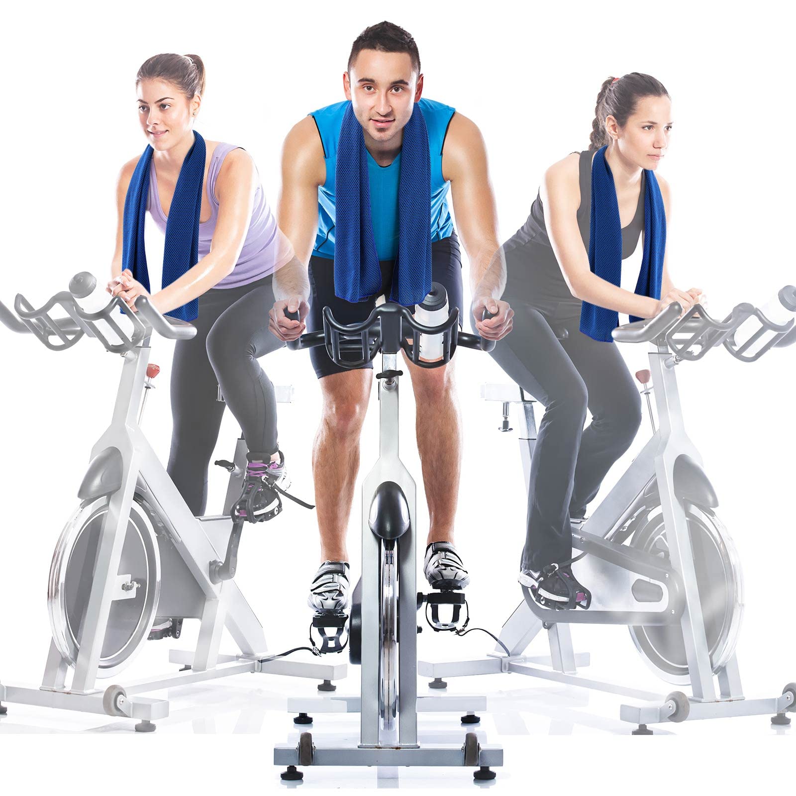 Confezione da 30 Asciugamani rinfrescanti 40"x12" Ghiaccio Traspiranti Morbidi Freschi Panni in Microfibra per Allenamento in Palestra Asciugamani rinfrescanti per Collo e Viso per Yoga Golf Sport Co