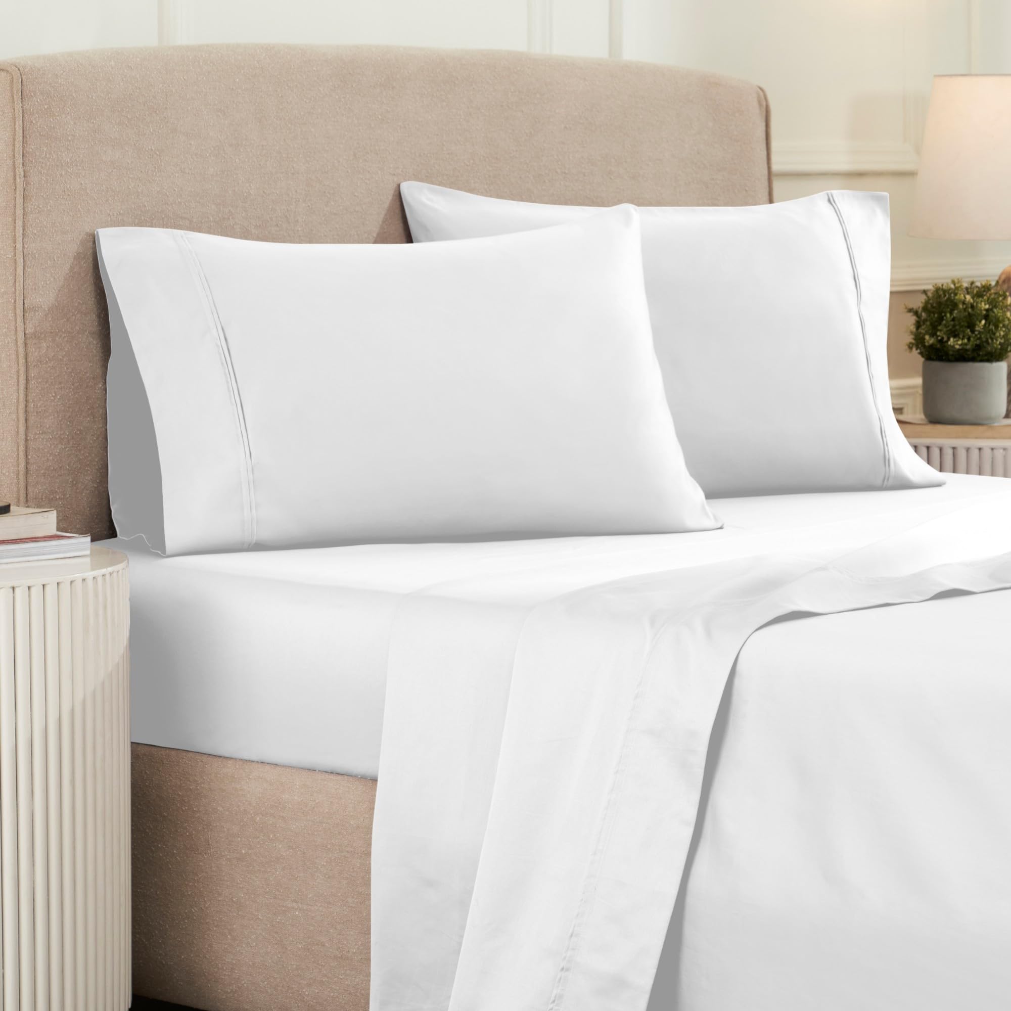 Superior 1200 Thread Count Egyptian Cotton Sheet Set Bedroom Sheets Modern Home Essentials Luxury Bedding 1 Elastic Deep