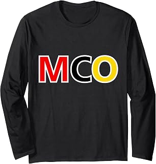 MCO Airport Code-Orlando Travel Apparel Long Sleeve T-Shirt