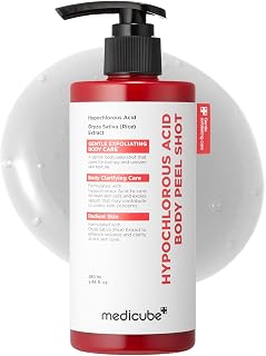 Medicube Body Peel Shot Hypochlorous Acid Serum: Gentle Exfoliator for Rough Bumpy Skin, Keratosis Pilaris, Strawberry Skin | 9.46 fl oz