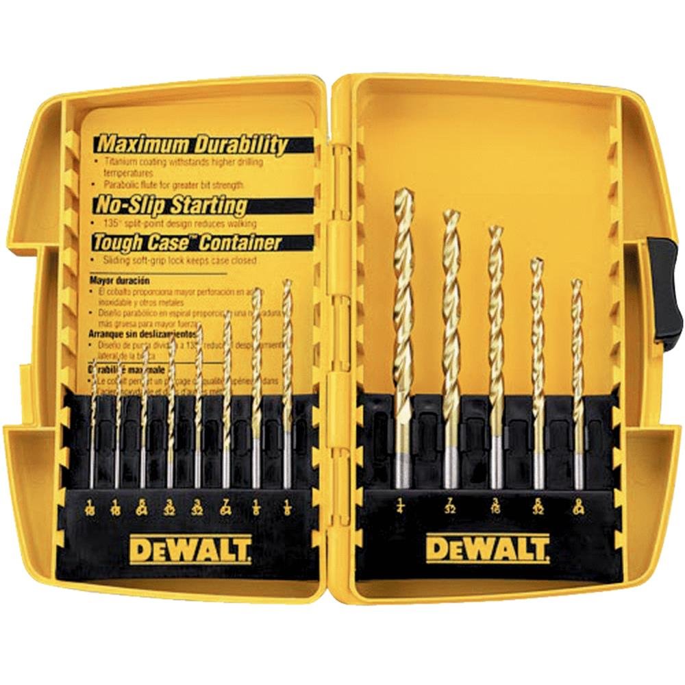 DEWALT DW1363 - Broca de titanio de punta dividida (13 piezas)