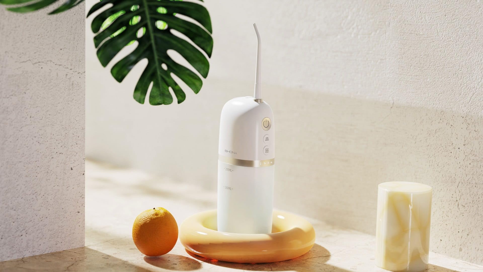 Irrigador dental portátil inalámbrico SHONA S200 PRO 4 modos 3 intensita para el cuidado perfecto y la limpieza de la cavidad bucal