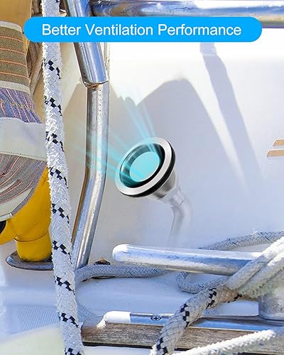 Miniatura 9 de Ventilación de combustible para lancha de 90 para manguera de 58 pulgadas, ventilación de tanque de combustible de montaje empotrado para barco con