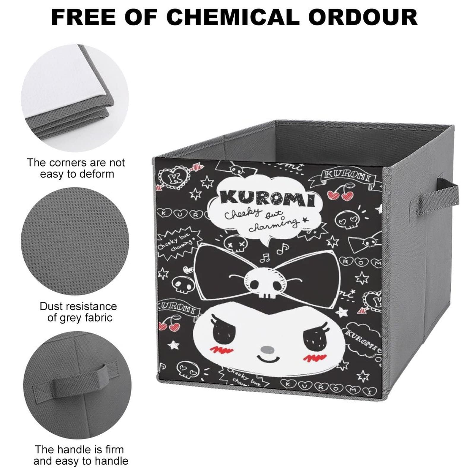 2点3333円♡新作♡新品♡クロミちゃん♡収納ボックス 2点3333円♡新作♡新品♡サンリオ♡マイメロちゃん＆クロミちゃん