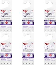 Enoz Lavender Scented Moth Bar, Kills Clothes Moths, Carpet Beetles, Eggs and Larvae, 6 oz Bar (Pack of 6)