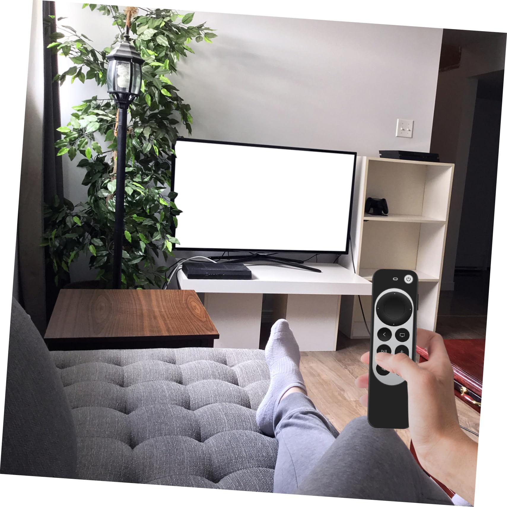 jojofuny 5pezzi Custodia Protettiva Per Telecomando Antiscivolo e Shockproof Facile Installare Accessorio Per Controllo Tv Con Design e Resistente