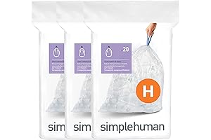 simplehuman H Bags Trash Can Liners (3-Pack)
