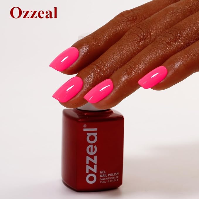 Esmalte en gel Neon Pink 0.5 Fl Oz para uñas miniatura 5