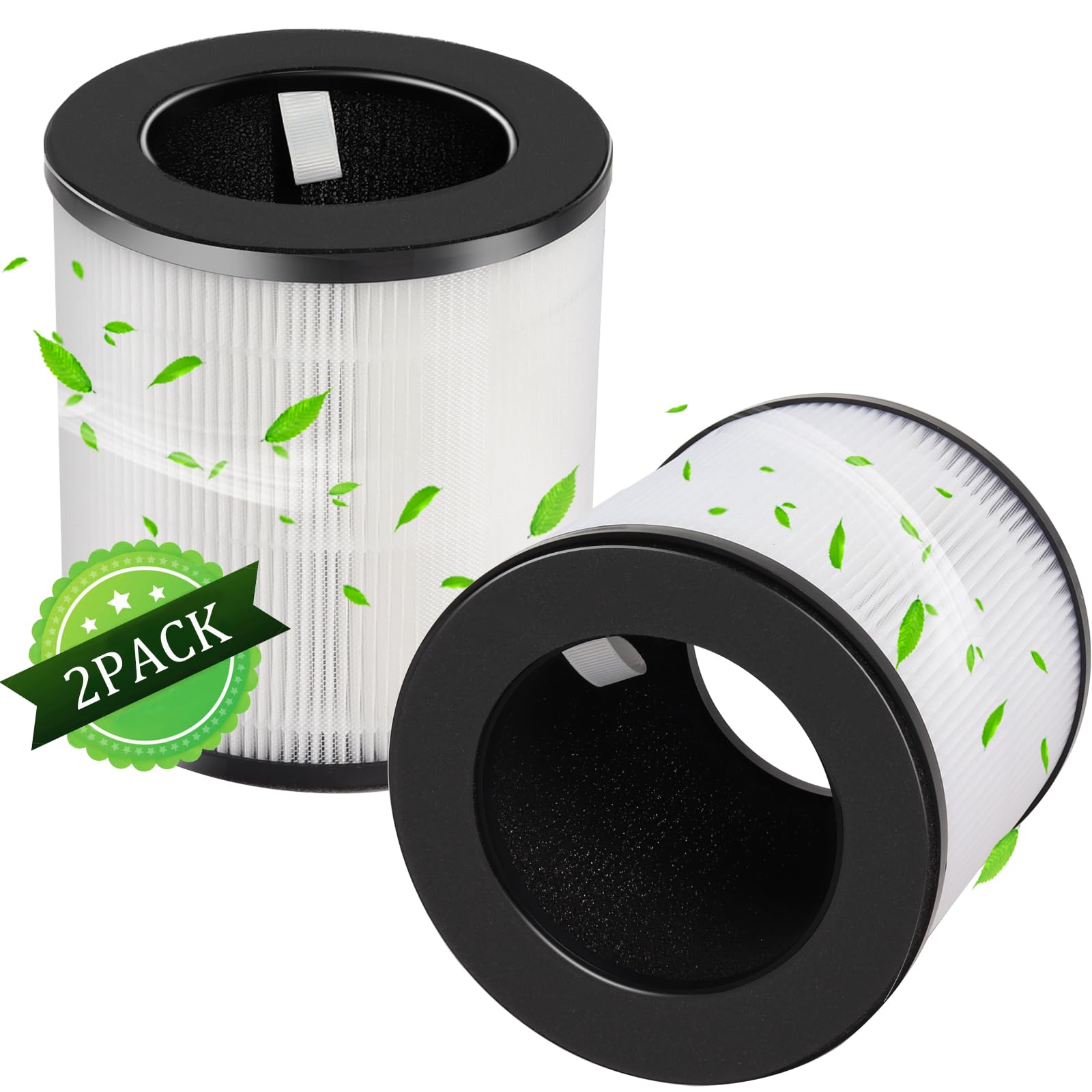 Filtre purificateur Tailulu D09 anti odeurs et fumée Poweka pour air sain lot de 2
