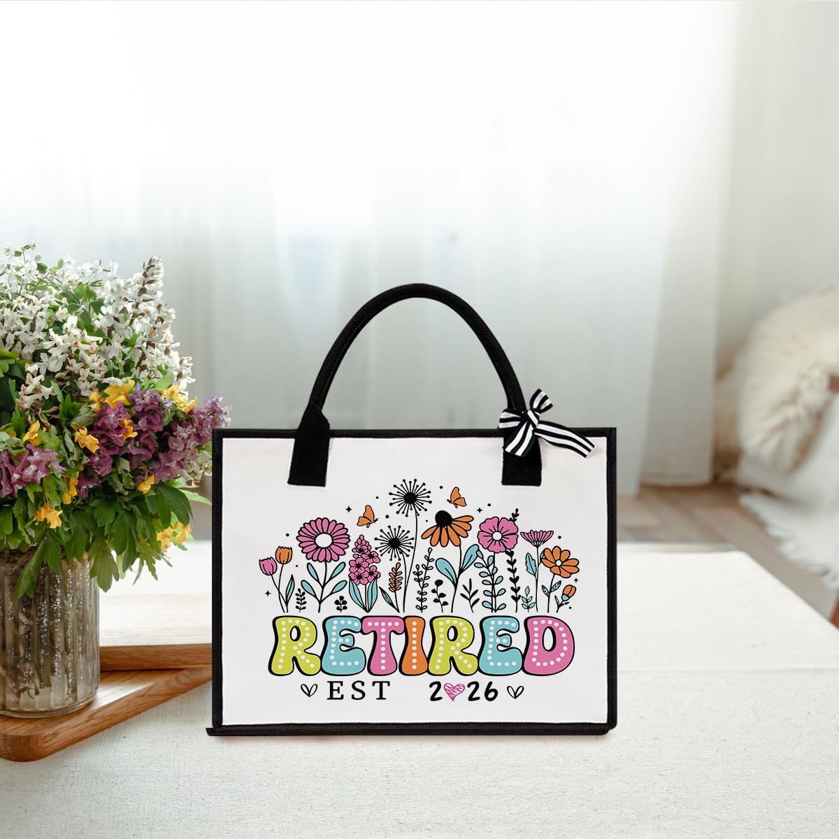 Retirement Retired Leaving Farewell Going Away Gift for Women Tote Bag | for Women Doctor Boss Lady Realtor Social Worker Cheer Coach Lawyer