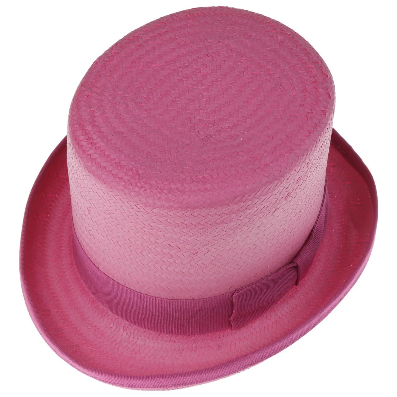 CAPPELLISHOP Rom Cappello Cilindro in Paglia Prodotto in Italia Unisex Primavera Estate