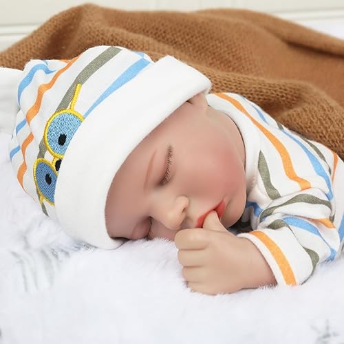 Miniatura 8 de KSBD Reborn Baby Dolls - Muñeca de bebé recién nacida realista de 12 pulgadas, muñeca de cuerpo completo de vinilo realista para mayores de 3 años