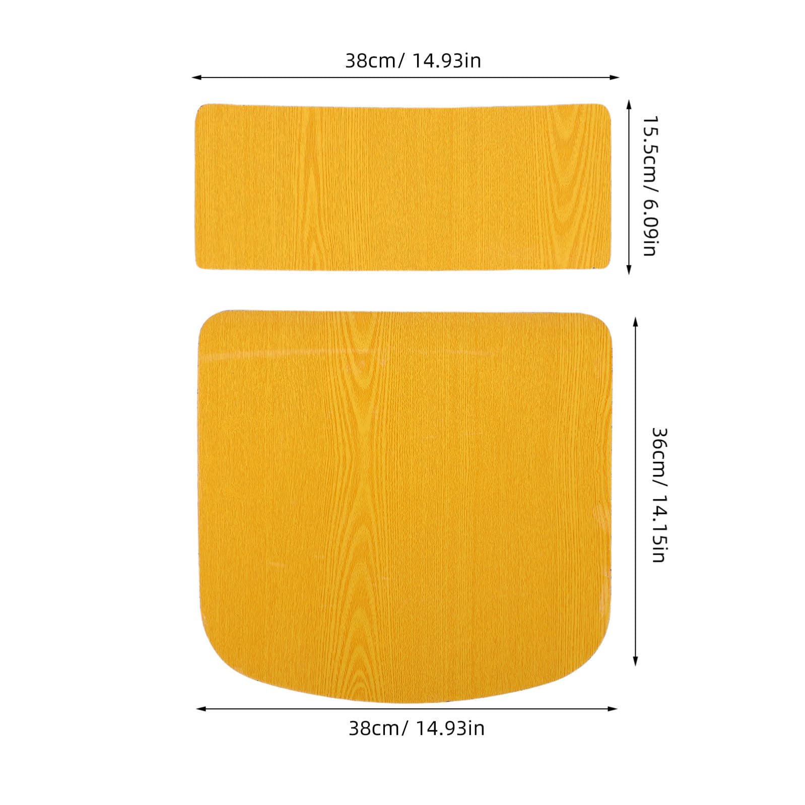 balacoo Ricambio Braccioli Sedie e Supporto Ergonomico la Schiena in Legno per Sedia per Scrivania, Accessori Student, per Festa Scuola Decor e Ambiente Casa