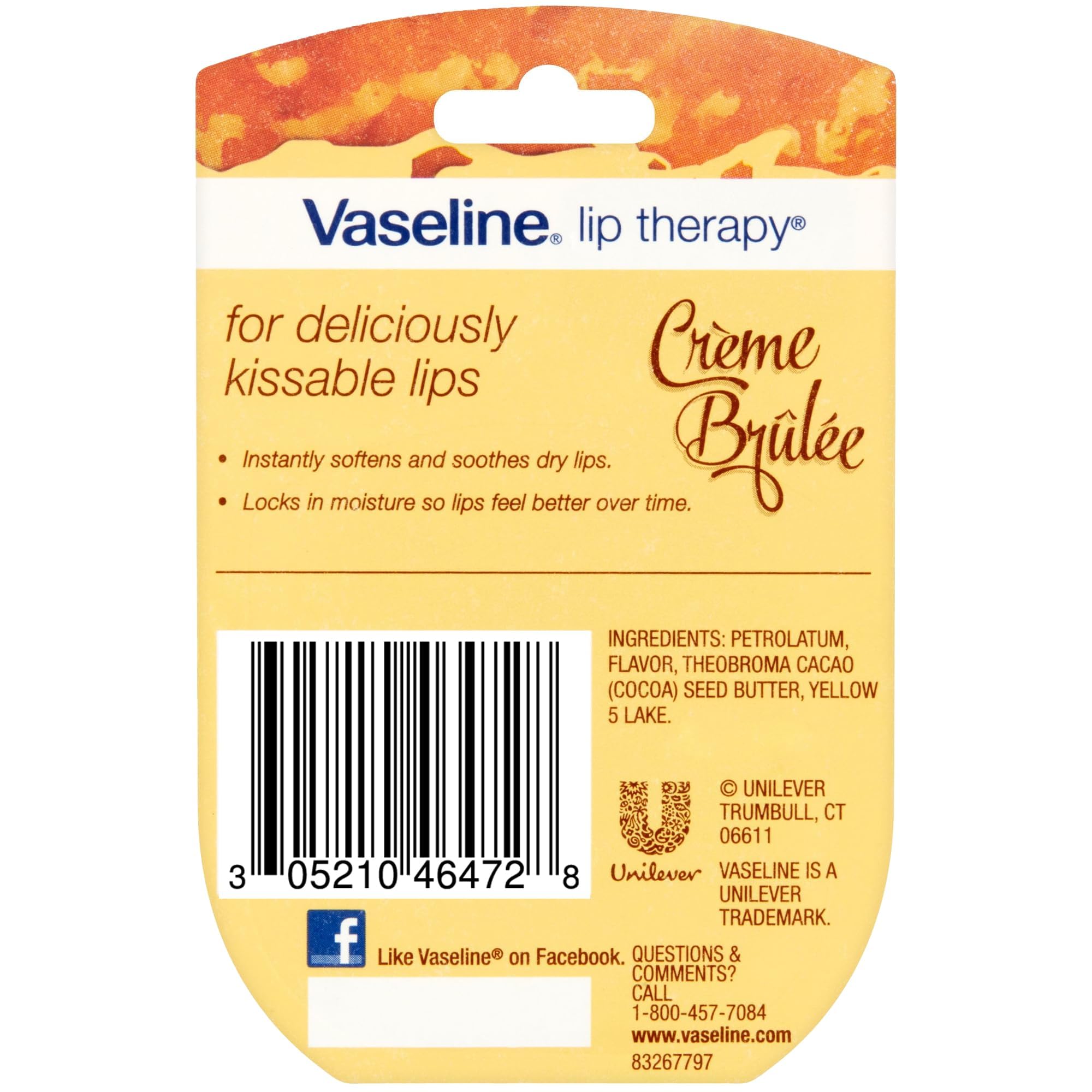 Lip Therapy Lip Balm Mini, Creme Brulee, 0.25 oz