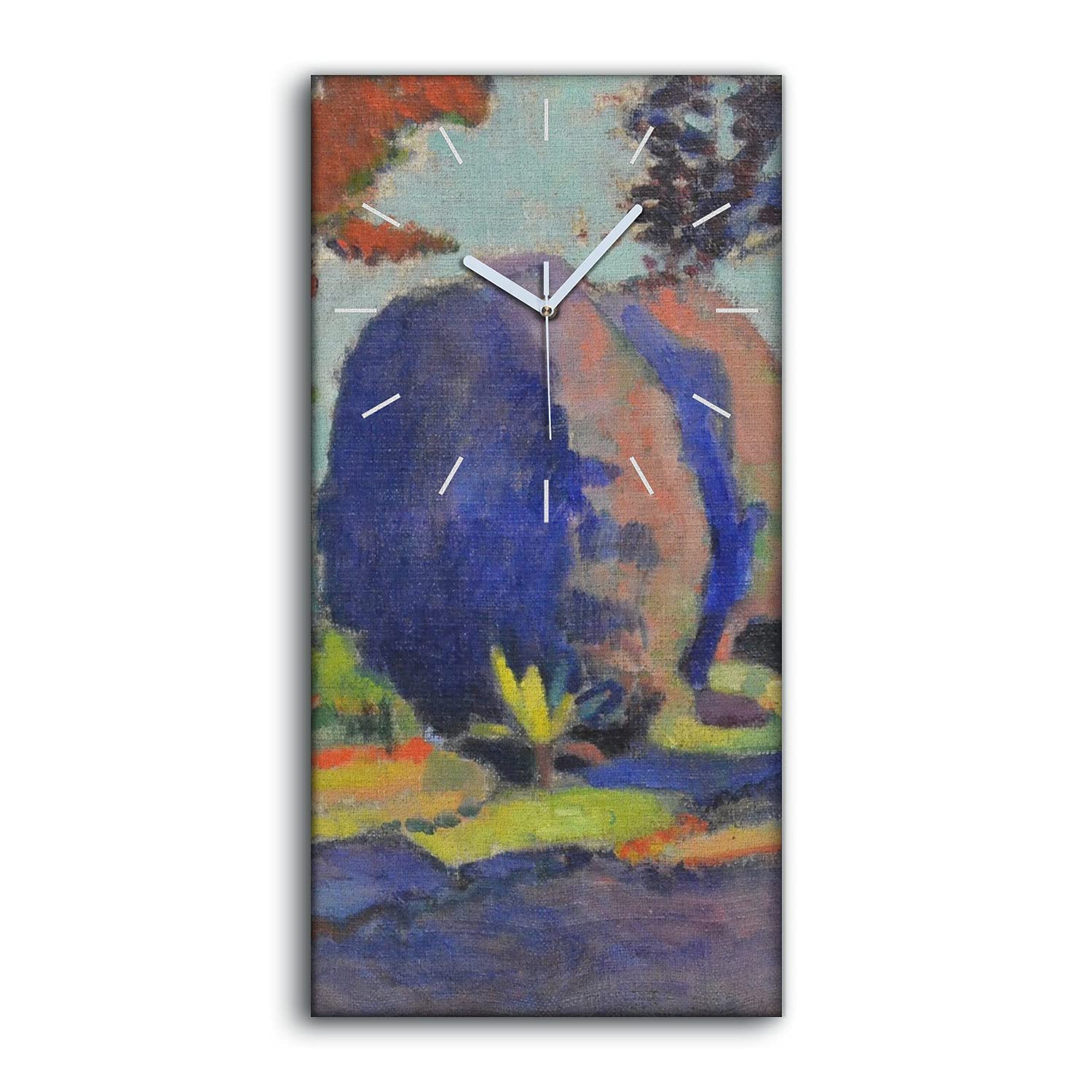 Horloge sur toile ne pas tic tac en silence décoration murale moderne 30x60