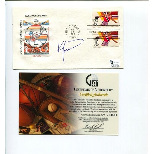 Ken Morrow 1980 Miracle On Ice USA Olympic Hockey Signed Autograph FDC COA - NHL Cut Signatures