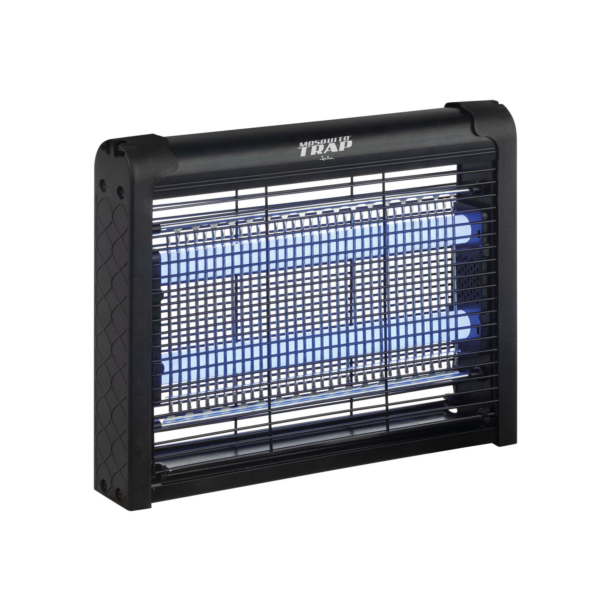 Jata MOST3544 - Antimosquitos Eléctrico UV con Descarga, Mata Insectos Interior 40 m², 2 Lámparas Ultravioleta, Bandeja Extraíble, Bajo Consumo, Colgable o Sobremesa
