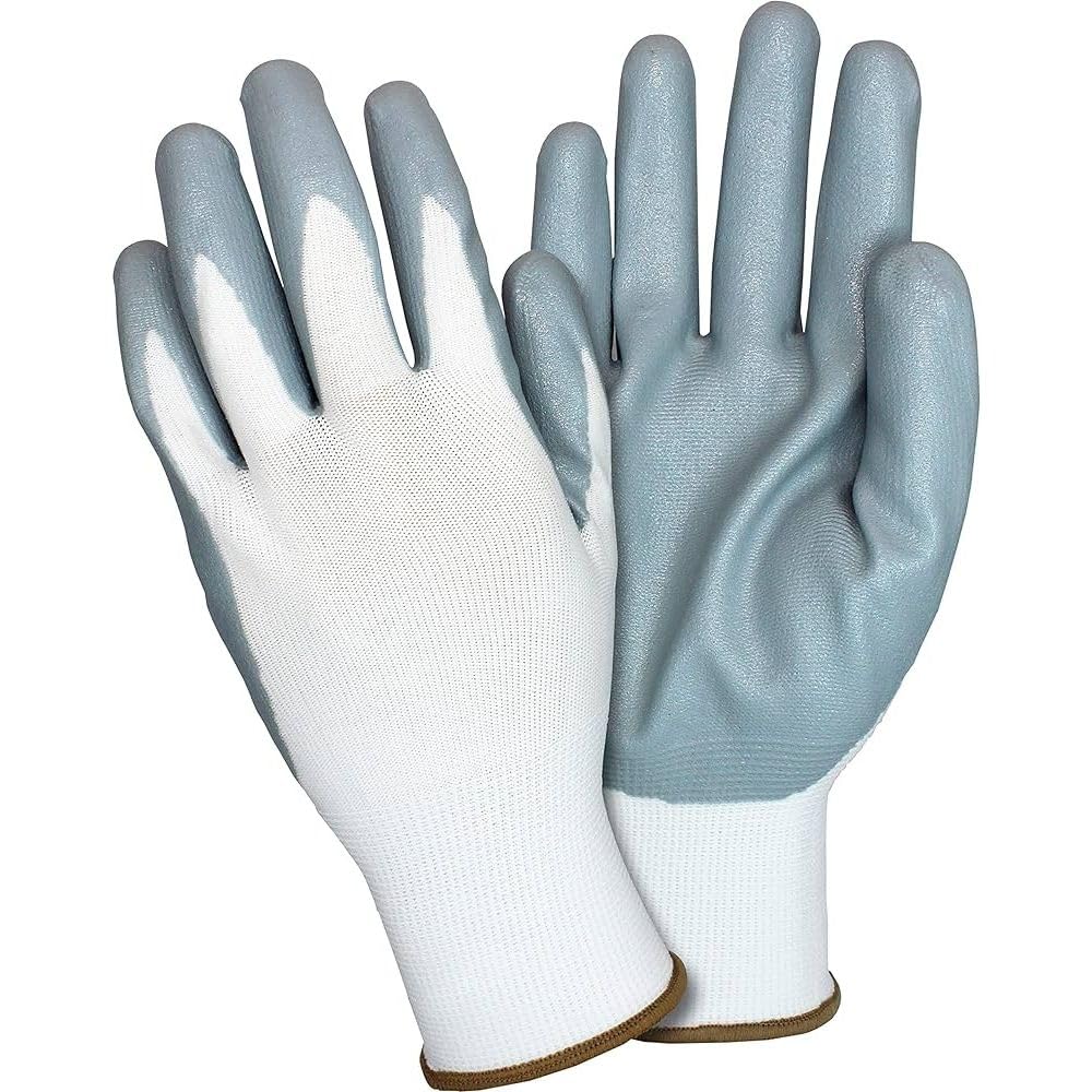 RK Trends Heavy Duty Work Gloves, Nitrile Coated, Multipurpose,White/Grey (Grey-White, Pack of 60 Pairs) (B0D4F692YP) Amazon Price History, Amazon Price Tracker