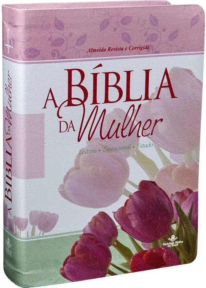 Bíblia de Estudo da Mulher Leitura Devocional - RC Luxo Floral Grande