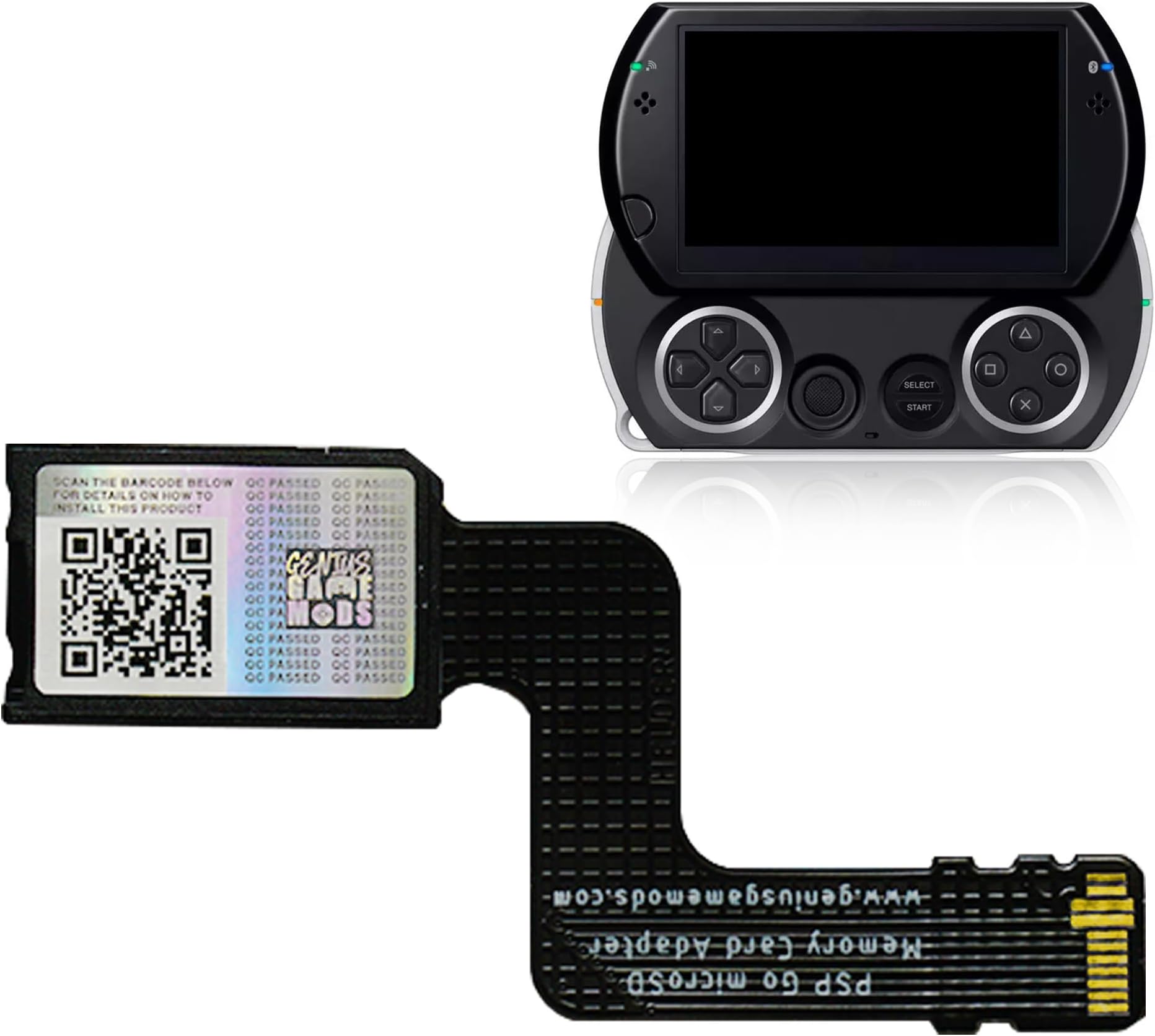 M2 to Micro SD Memory Card Adapter for PSP Go