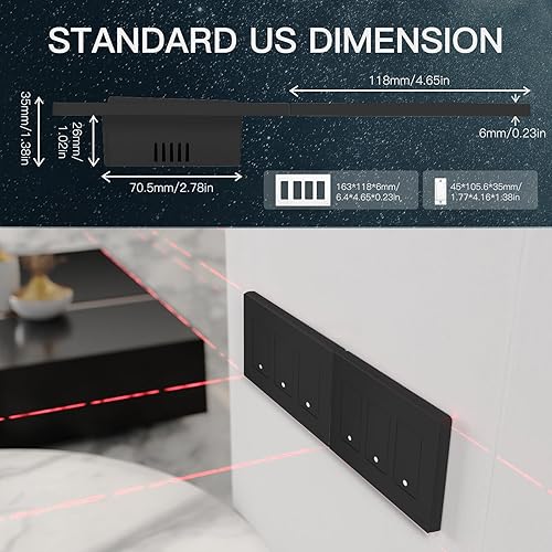Miniatura 4 de MOES Interruptor de luz inteligente WiFi de 2 generación, interruptor de pared de 2.4 GHz, requiere cable neutro, control remoto de aplicación Smart