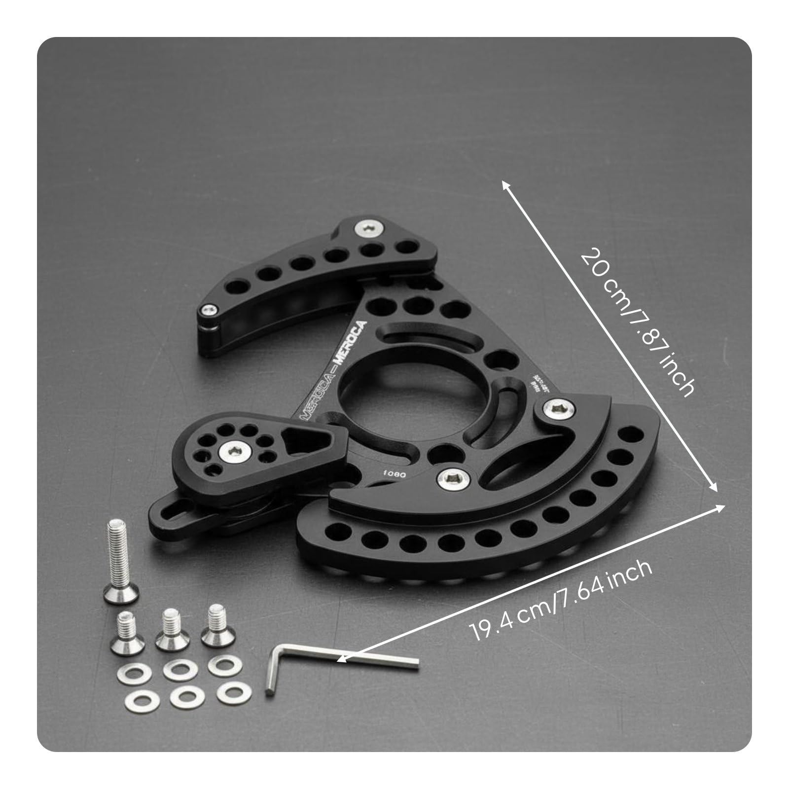 predolo Stabilizzatore Catena Monocorona Lega di Alluminio Guidacatena per Mountain Bike Lavorazione CNC Tendicatena per Bici da DH Downhill, Fuoristrada