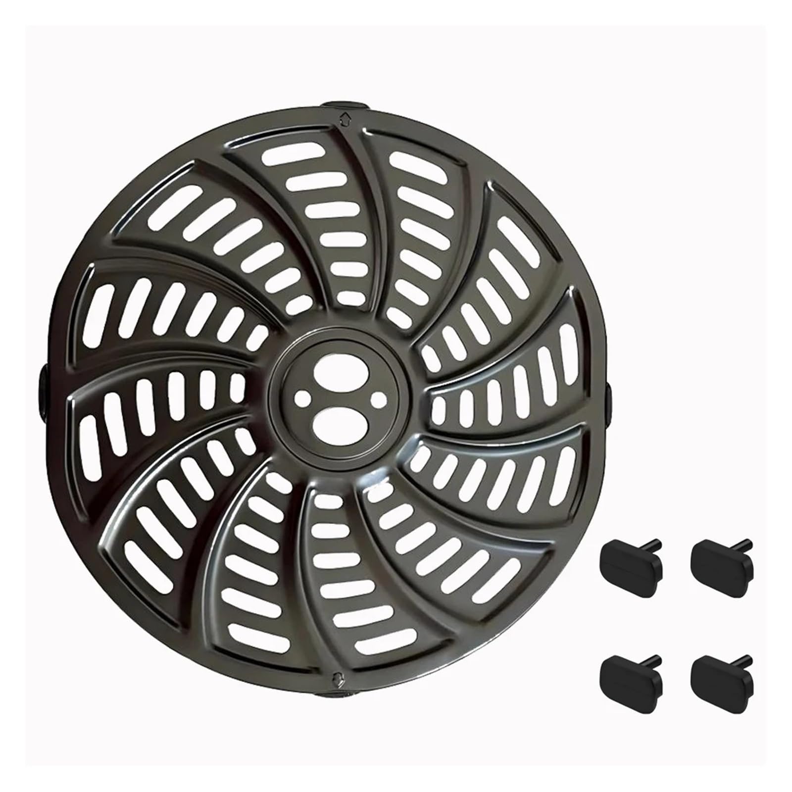 Baking Tray Compatible For Gourmia GAF698 GAF686 6QT Carbon Steel Pan With 4 Silicone Pads Non-stick Roasting Rack