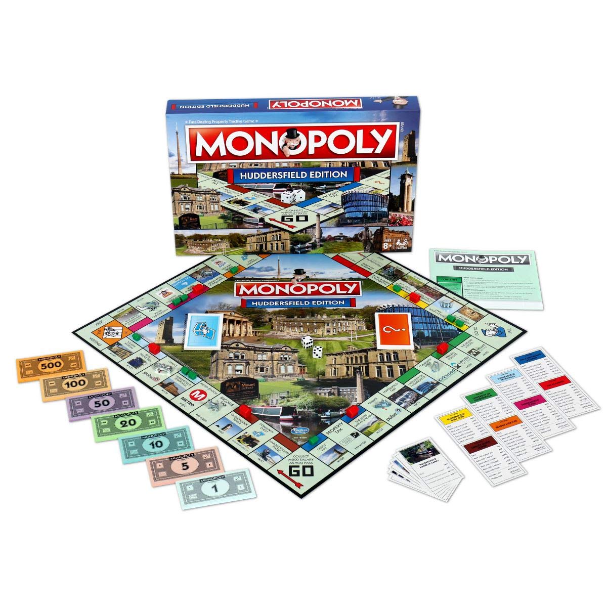 Winning Moves Huddersfield Monopoly Board Game, Advance to Stafflex, The Mount School - Image 2