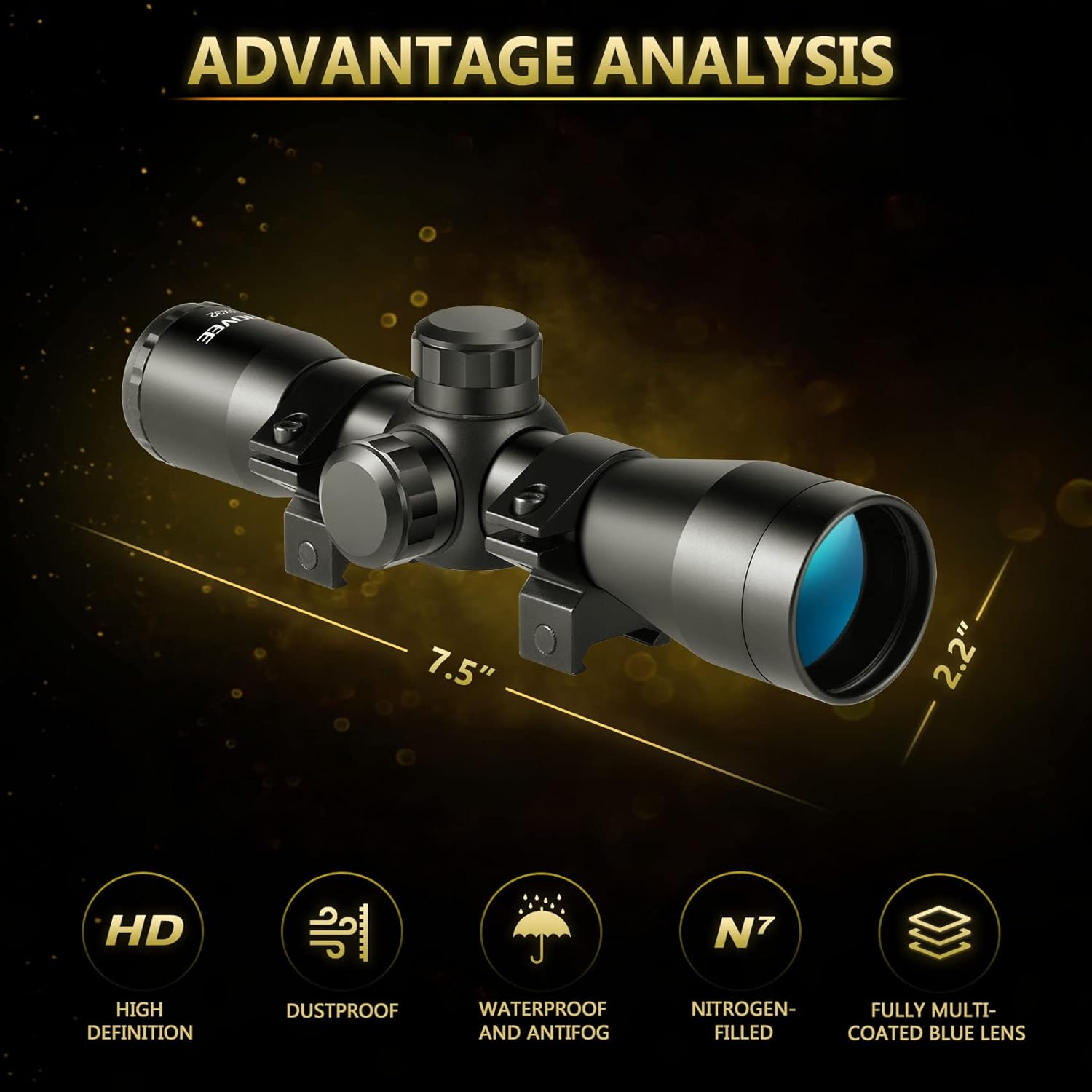 SOROVEE 4x32 Crosshair Ajustable Elevation Image