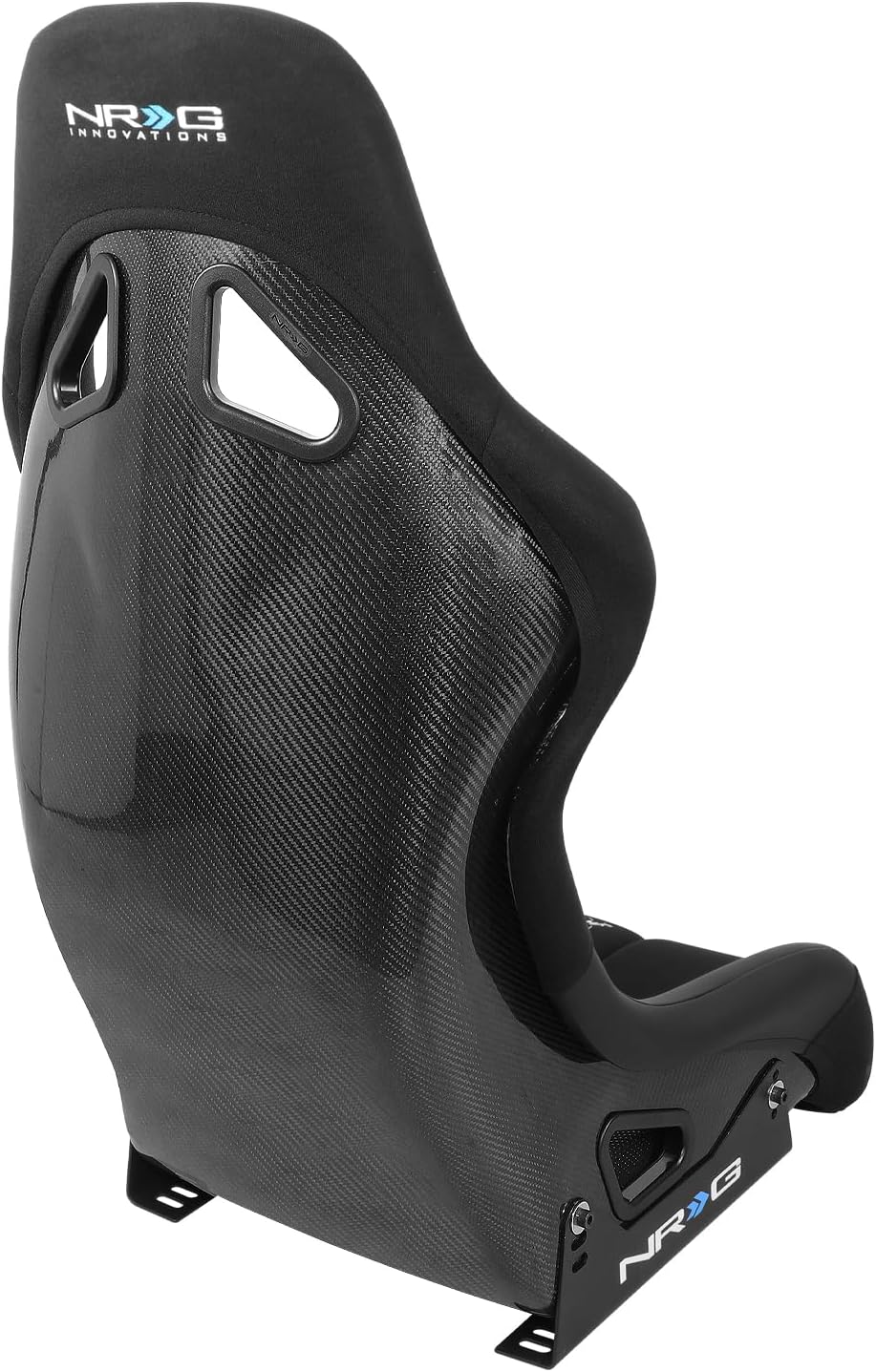 NRG Innovations NRG-FRP-RS400C FIA Competition Seat with Competition Fabric, FIA Homologated with Carbon Back Finish