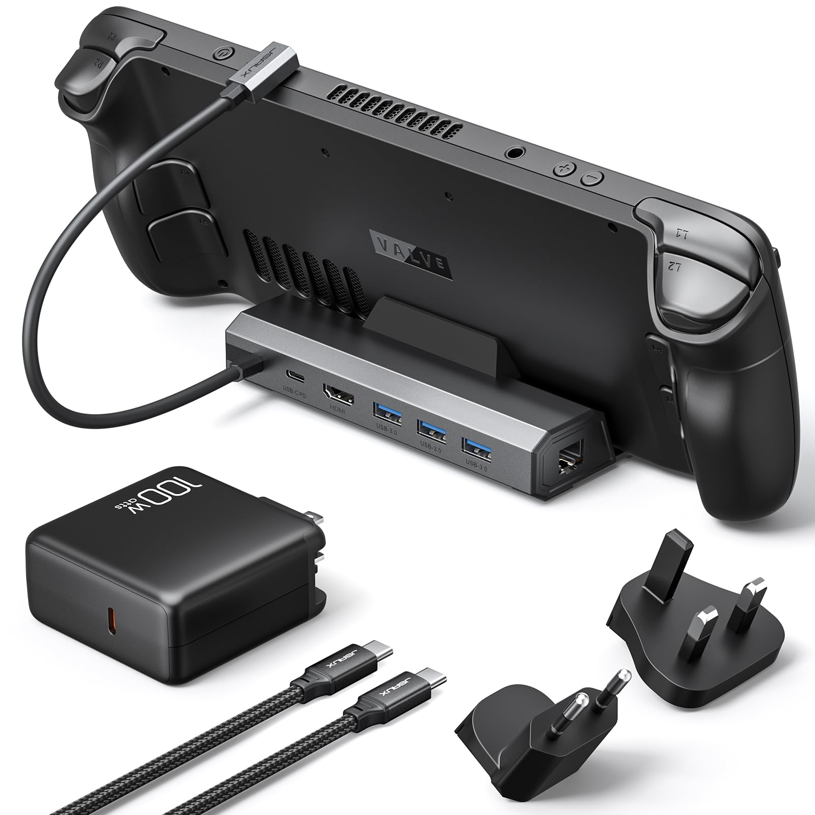 Amazon.com: JSAUX 4K@120Hz Docking Station and 100W Charger
