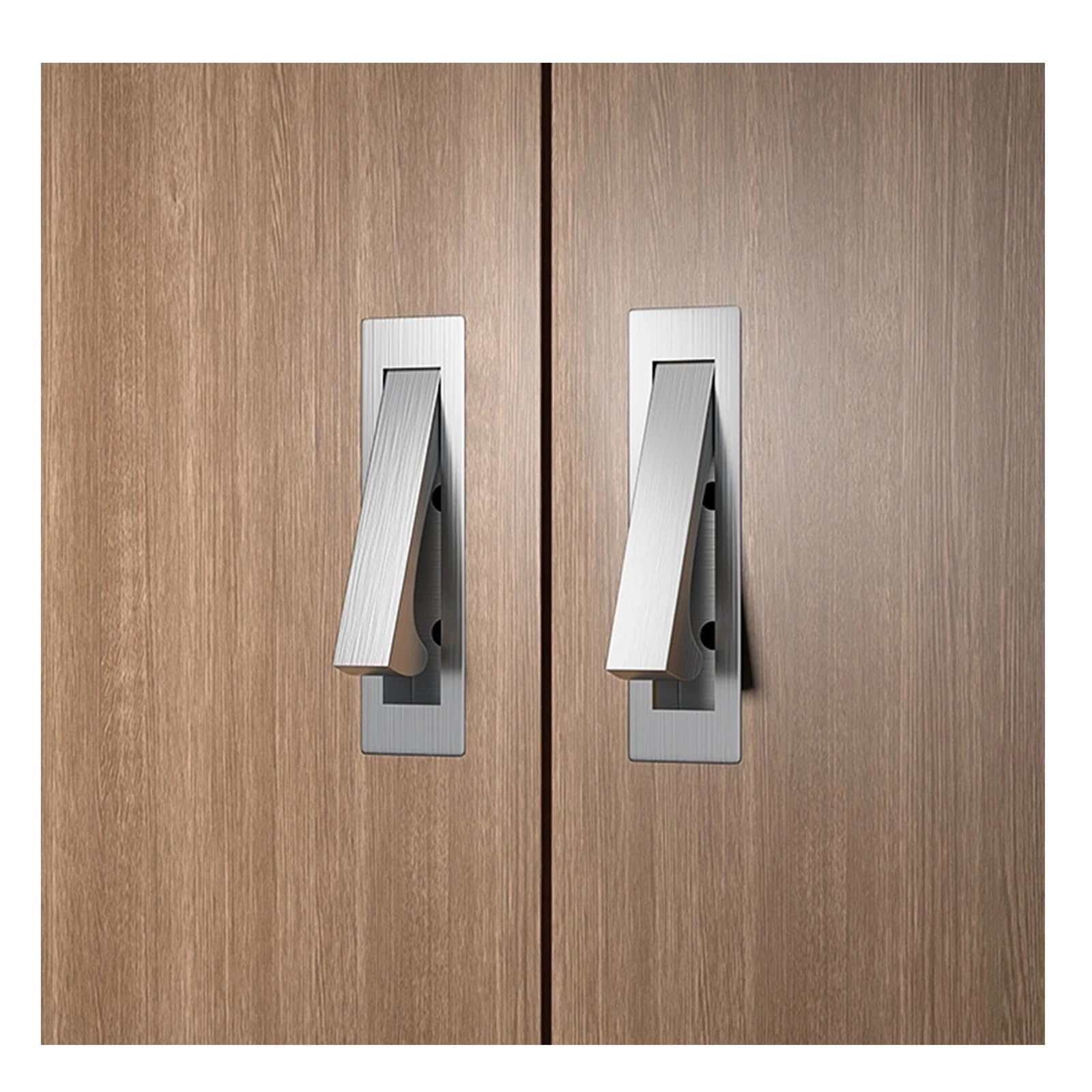 Rgoemhj Color2 Cabinet Door Handle Stainless Steel Invisible Embedded For Cupboard Tatami-Drawer Home Decors For Doors