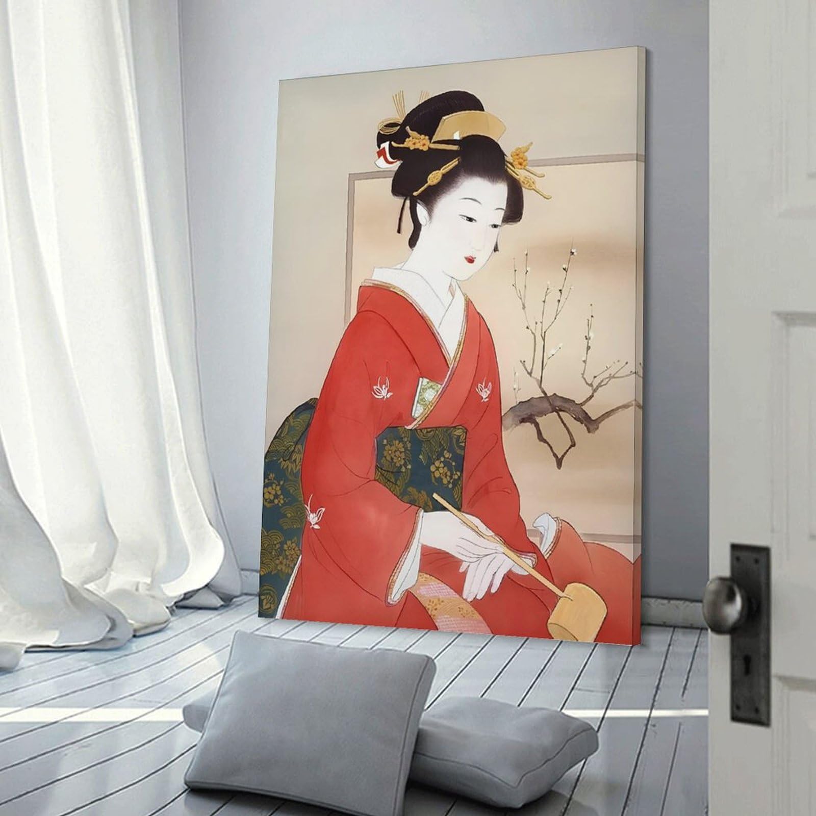 Amazon.co.jp: 上村松園 画家 美人画 日本製 ポスター (1) パネル