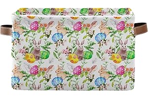 Adult Easter Basket Empty Organizer Bag Large Foldable Storage