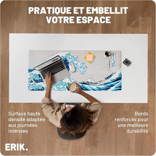 Grupo Erik Hokusai Large Mouse Mat, Gaming Mouse Pad XXL - Japanese Art - 3